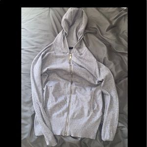 Gray zipup hoodie